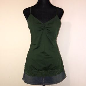Hunter Green Satin Tank